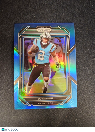 2022 DJ Moore Prizm Blue sp #41 Panthers