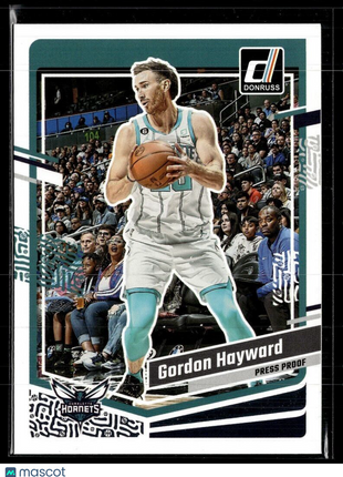 2023-24 DONRUSS PRESS PROOF 34 Gordon Hayward Charlotte Hornets