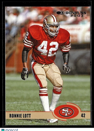 2023 DONRUSS RETRO 2003 RONNIE LOTT 49ERS