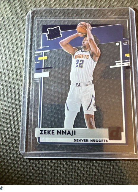 ZEKE NNAJI RATED ROOKIE 2020-21 Clearly DONRUSS Purple RC Nuggets