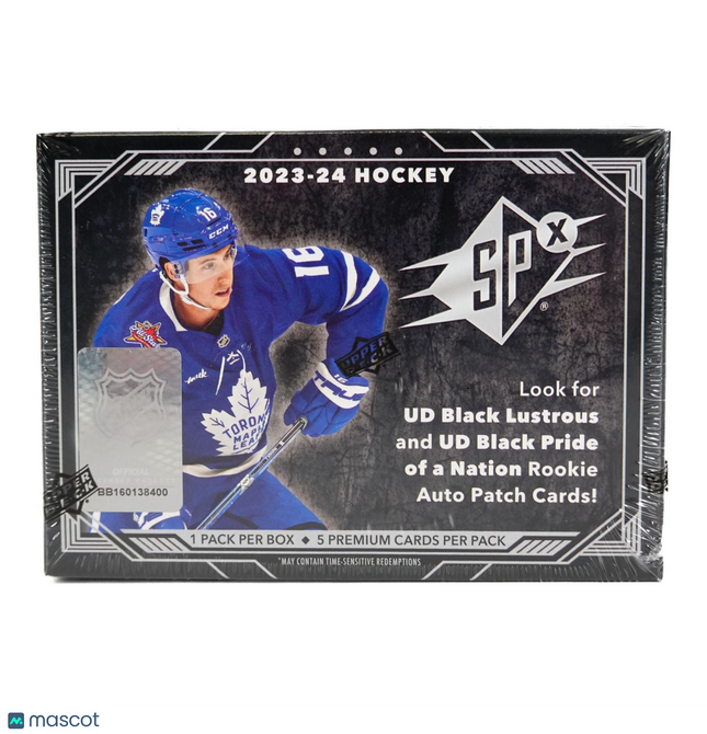 NHL 2023-24 Upper Deck SPx Hockey Hobby Box