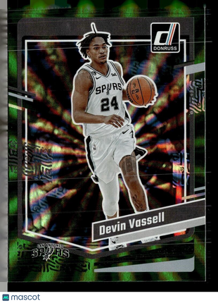 2023-24 DONRUSS GREEN SPIRAL 47 Devin Vassell San Antonio Spurs