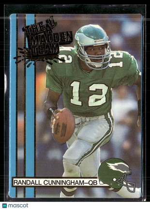 1990 ACTION PACKED ALL MADDEN TEAM RANDALL CUNNINGHAM EAGLES