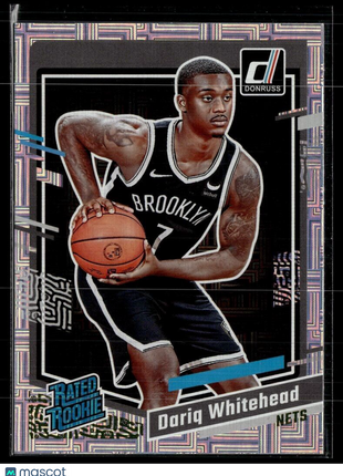 2023-24 DONRUSS CHOICE RATED ROOKIE 240 Dariq Whitehead Brooklyn Nets