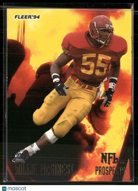 1994 FLEER NFL PROSPECTS WILLIE MCGINEST PATRIOTS