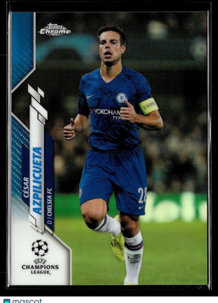 2019-20 TOPPS CHROME CL BLUE /150 CESAR AZPILICUETA CHELSEA