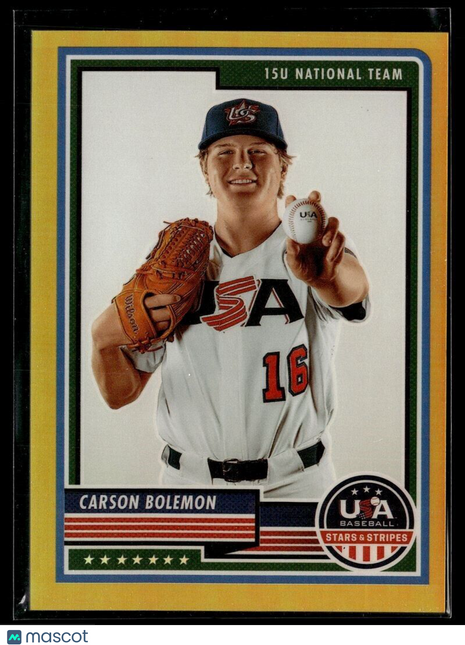 2023 STARS STRIPES GOLD 15U NATIONAL TEAM /10 CARSON BOLEMON