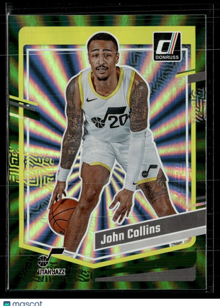 2023-24 DONRUSS GREEN SPIRAL 184 John Collins Utah Jazz