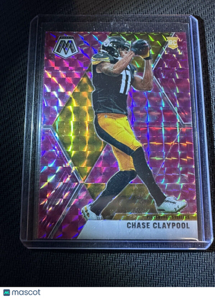 Chase Claypool 2020 Mosaic Pink Camo Prizm Rookie RC SP #220