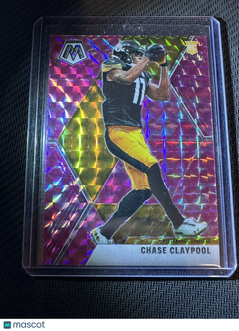 Chase Claypool 2020 Mosaic Pink Camo Prizm Rookie RC SP #220