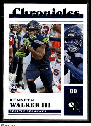 2022 CHRONICLES TEAL ROOKIE KENNETH WALKER III SEAHAWKS