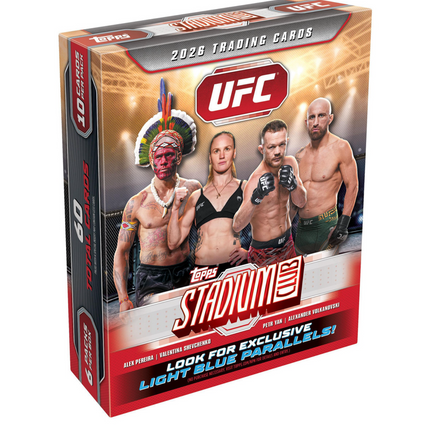 UFC Topps Stadium Club UFC 2026 Mega Box - 6 Packs (10 cards/pack)