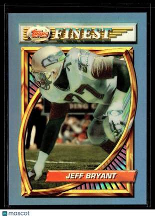 1994 FINEST REFRACTOR JEFF BRYANT SEAHAWKS