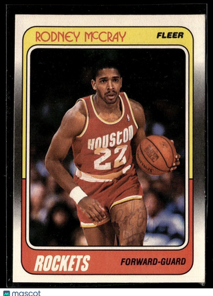 1988-89 FLEER RODNEY MCCRAY ROCKETS
