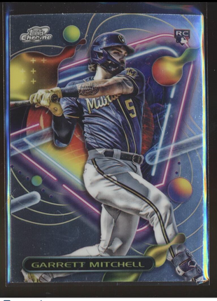 2023 TOPPS SONIC CHROME 154 Garrett Mitchell - Milwaukee Brewers RC