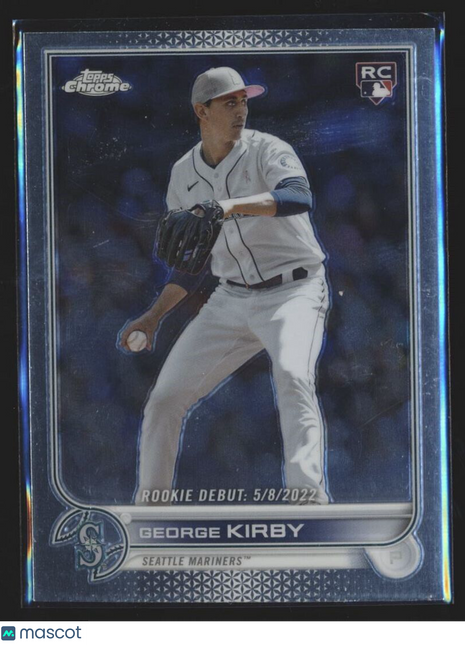 2022 TOPPS CHROME UPDATE ROOKIE DEBUT GEORGE KIRBY MARINERS