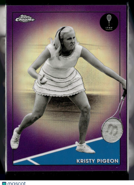 2021 TOPPS CHROME TENNIS PURPLE /199 54 Kristy Pigeon