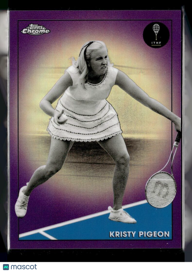 2021 TOPPS CHROME TENNIS PURPLE /199 54 Kristy Pigeon