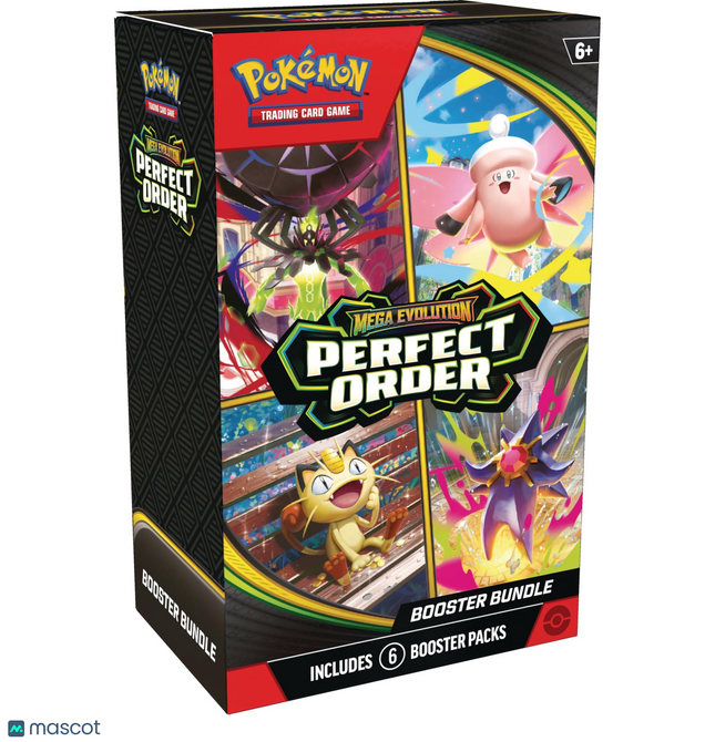 Pokemon Trading Card Game: Mega Evolution Perfect Order Booster Bundle