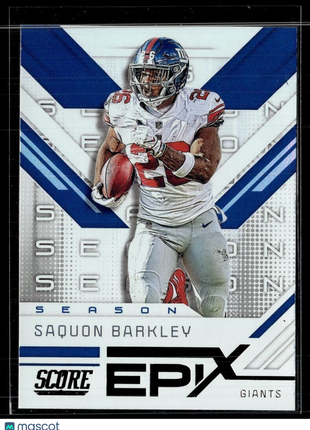 2019 SCORE EPIX SEASON ES-8 SAQUON BARKLEY GIANTS