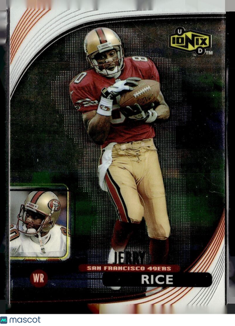1999 UD IONIX JERRY RICE 49ERS