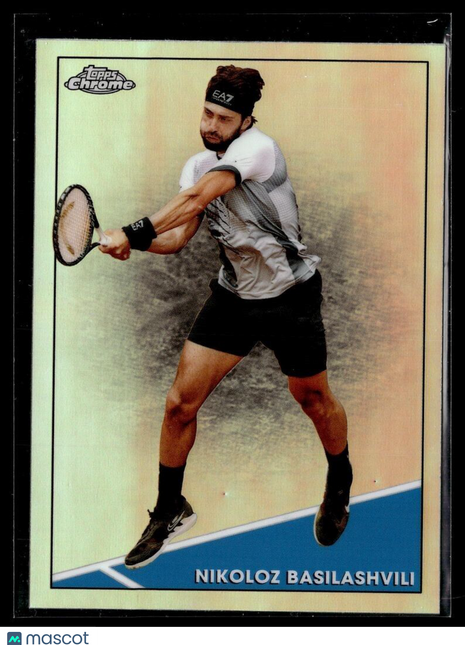 2021 TOPPS CHROME TENNIS REFRACTOR 4 Nikoloz Basilashvili