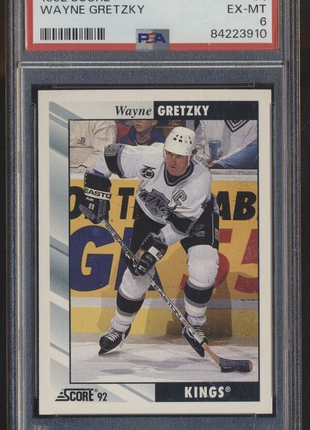 1992-93 SCORE PSA 9 WAYNE GRETZKY KINGS