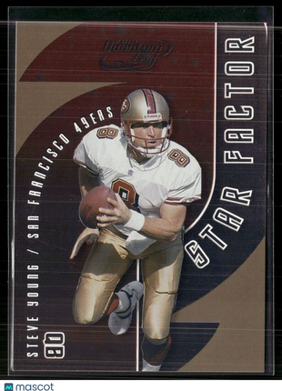 2001 QUANTUM LEAF STAR FACTOR /2000 STEVE YOUNG 49ERS