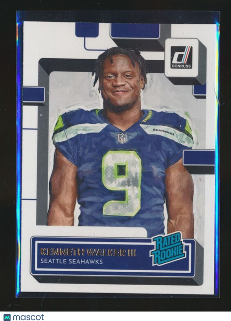 2022 DONRUSS CANVAS RATED ROOKIE KENNETH WALKER III SEAHAWKS