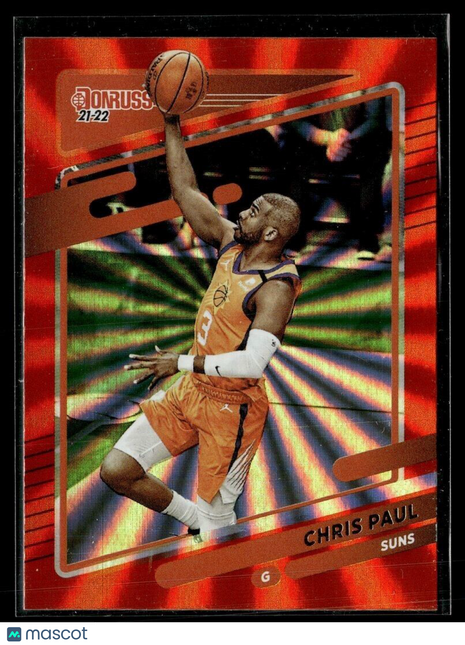 2021-22 DONRUSS ORANGE LASER CHRIS PAUL SUNS
