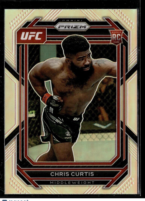 2023 PRIZM UFC SILVER ROOKIE CHRIS CURTIS