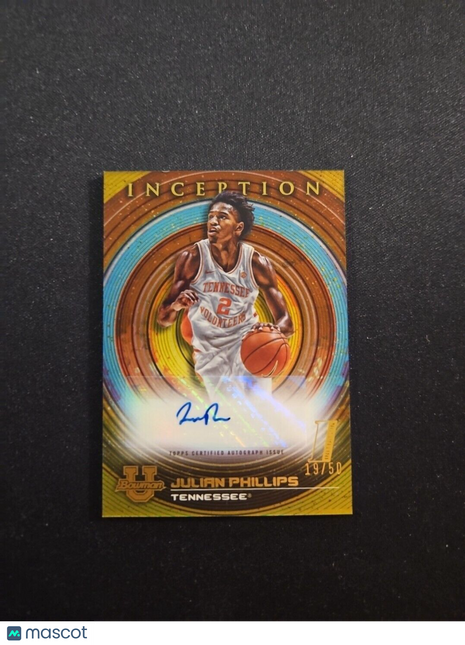 2023 Julian Phillips Bowman U Incpetion Gold Auto /50
