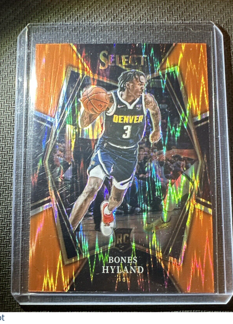 2021-22 select basketball Bones Hyland Orange Shock Rookie