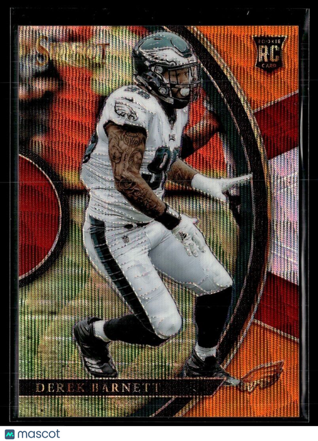 2017 SELECT TRI COLOR /199 CONCOURSE ROOKIE DEREK BARNETT EAGLES