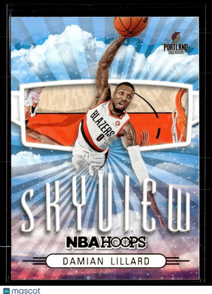 2022-23 NBA HOOPS WINTER SKYVIEW 11 Damian Lillard - Portland Trail Blazers