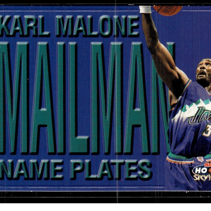 1999-00 SKYBOX NAME PLATES KARL MALONE JAZZ