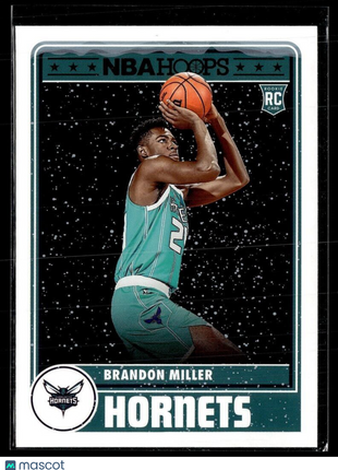 2023-24 NBA HOOPS WINTER ROOKIE TRIBUTE 284 Brandon Miller - Charlotte Hornets