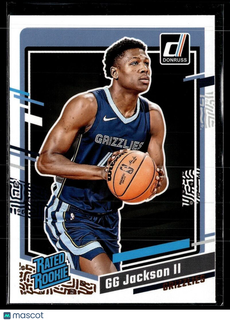2023-24 DONRUSS RATED ROOKIE 232 GG Jackson II Memphis Grizzlies