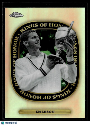 2021 TOPPS CHROME TENNIS REFRACTOR RINGS OF HONOR ROH-16 Roy Emerson