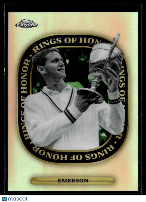 2021 TOPPS CHROME TENNIS REFRACTOR RINGS OF HONOR ROH-16 Roy Emerson