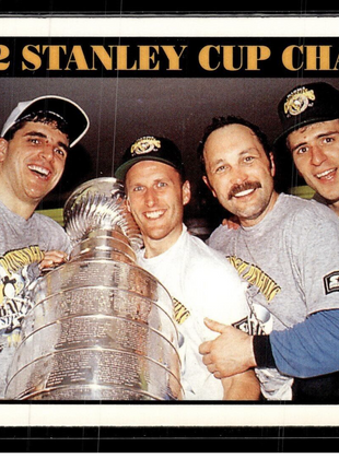 1992-93 SCORE STANLEY CUP CHAMPIONS PITTSBURG PENGUINS