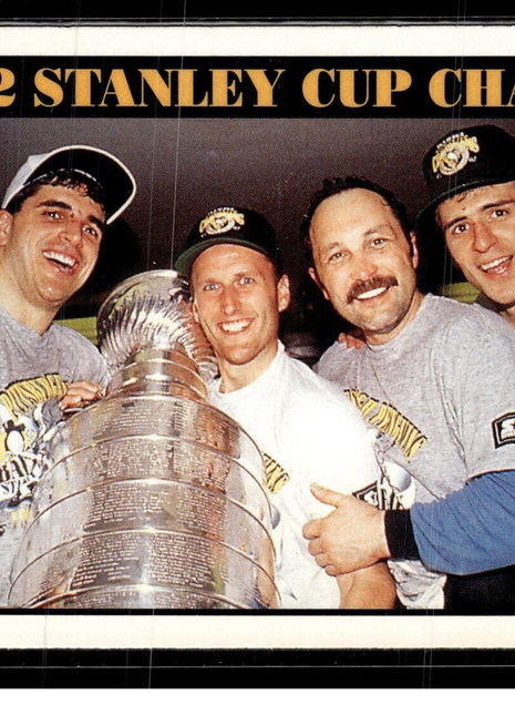 1992-93 SCORE STANLEY CUP CHAMPIONS PITTSBURG PENGUINS