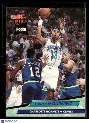 1992-93 FLEER ULTRA ROOKIE ALONZO MOURNING HORNETS