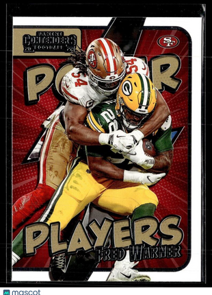 2022 CONTENDERS POWER PLAYERS FRED WARNER 49ERS