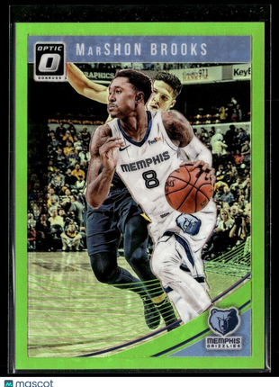 2018-19 OPTIC LIME GREEN /149 MARSHON BROOKS GRIZZLIES