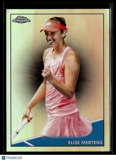 2021 TOPPS CHROME TENNIS REFRACTOR 47 Elise Mertens