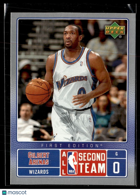 2007-08 UPPER DECK FIRST EDITION ALL SECOND TEAM GILBERT ARENAS WIZARDS