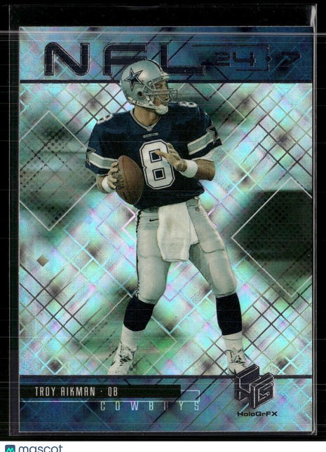 1999 UD HOLOGRFX NFL 24 7 TROY AIKMAN COWBOYS