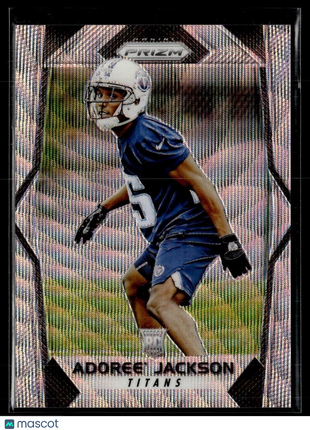 2017 PRIZM SILVER WAVE /149 ROOKIE ADOREE JACKSON TITANS