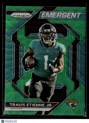 2023 PRIZM GREEN WAVE EMERGENT TRAVIS ETIENNE JR JAGUARS